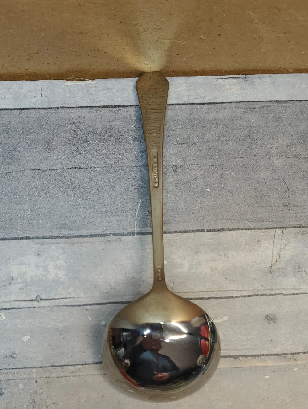 Wallace Silver Solid Gravy Ladle